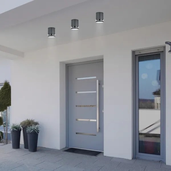 Rabalux 7817 - Vonkajšie bodové svietidlo ZOMBOR 1xGU10/35W/230V okrúhly IP54