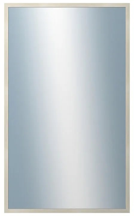 DANTIK - Zrkadlo v rámu, rozmer s rámom 60x100 cm z lišty KASETTE biela prederaná (2756)