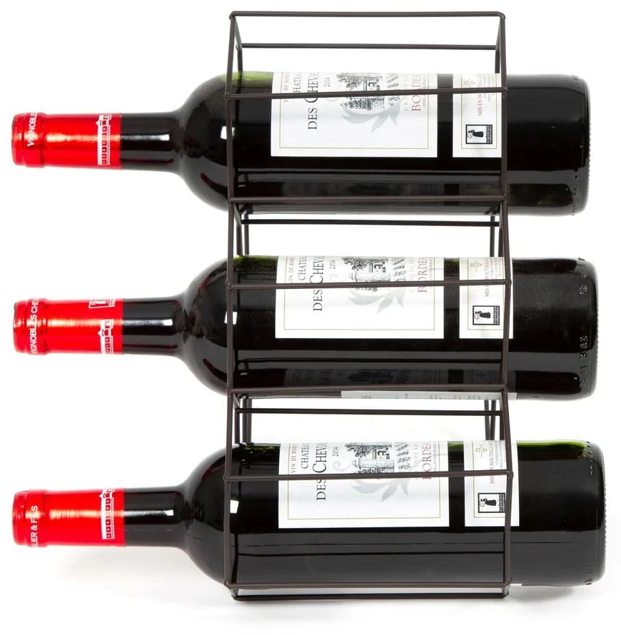 Čierny stojan na víno Compactor RackMAT