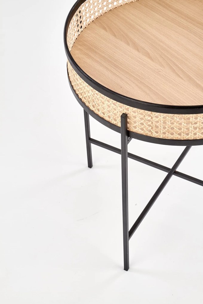 Ratanový konferenčný stolík LANIPA 50x55 cm