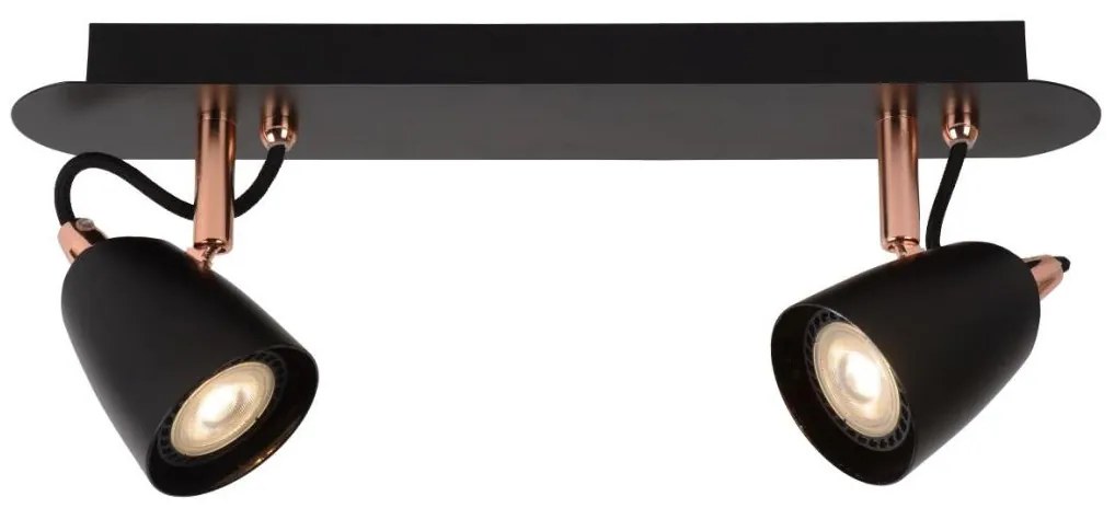 Lucide Lucide 26956/10/17 - LED bodové svietidlo RIDE-LED 2xGU10/5W/230V meď LC1545