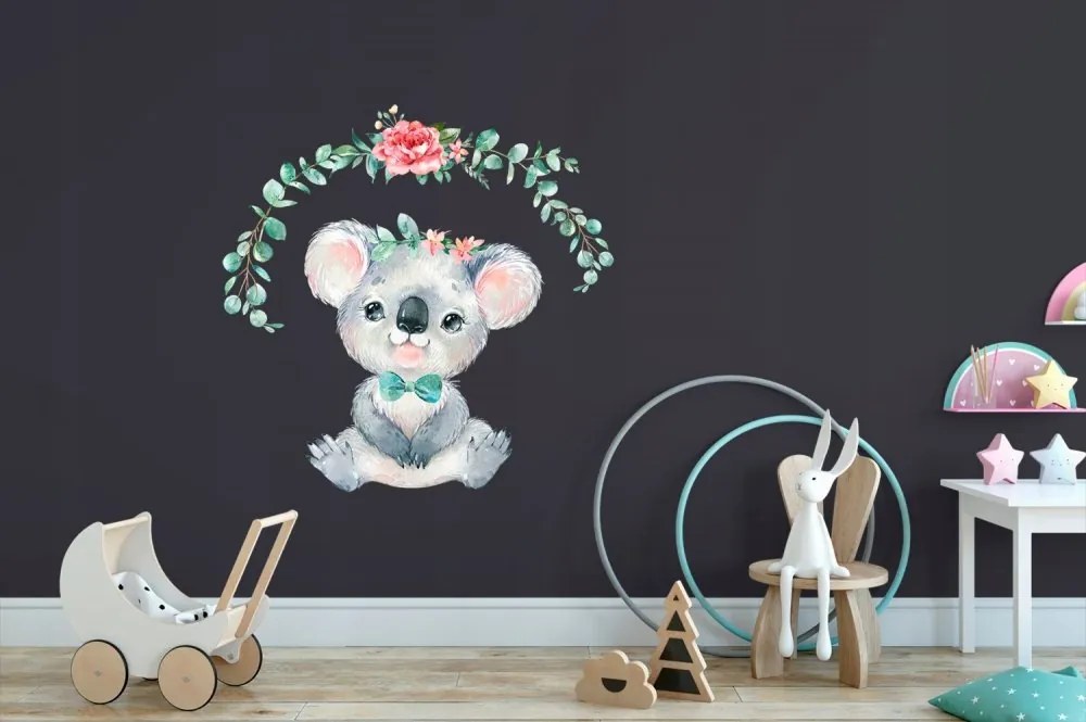 Nálepka na stenu roztomilá koala