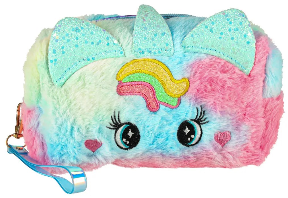 KIK Detská kozmetická sada 22 dielov pre dievčatá – dúhová tylová sukňa, jednorožec