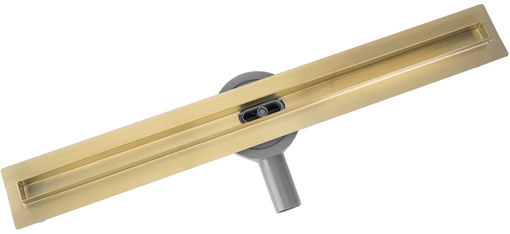 Rea Neox Slim Pro Gold, odtokový sprchový žľab 90 cm, zlatá lesklá, REA-G5805