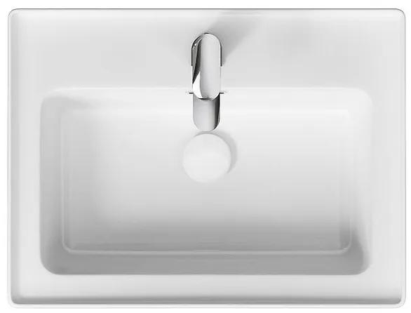 Cersanit - Crea skrinka s umývadlom 60cm, šedá, S924-016+K114-006