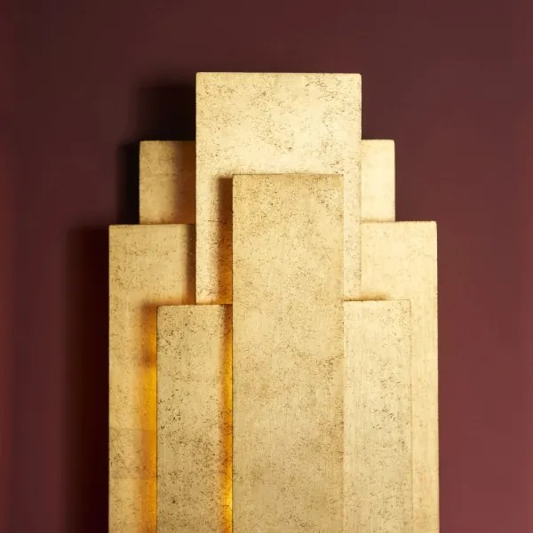 Endon 90452 - Nástenné svietidlo ALZARE 2xG9/3W/230V zlatá