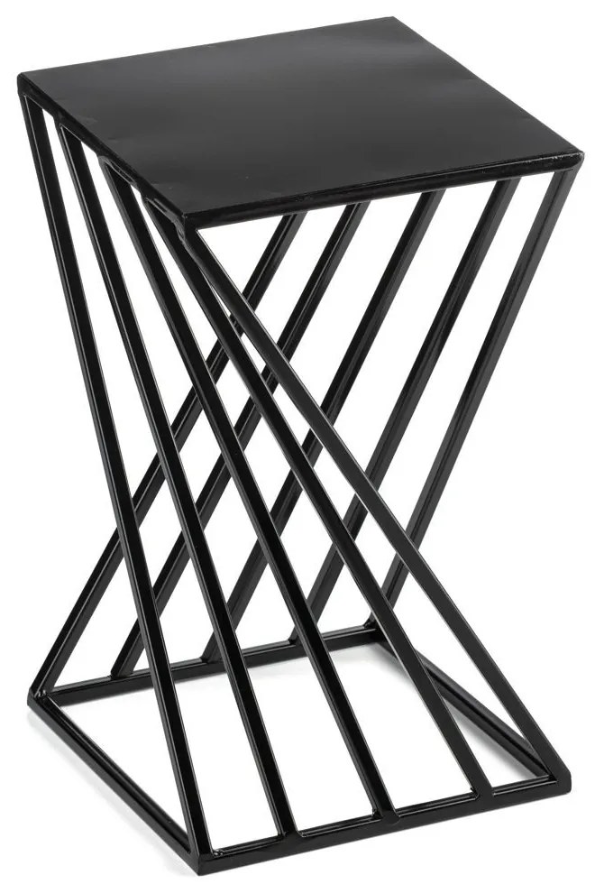 STOJAN NA KVETINÁČ BEAM 40X24X24 CM ČIERNA