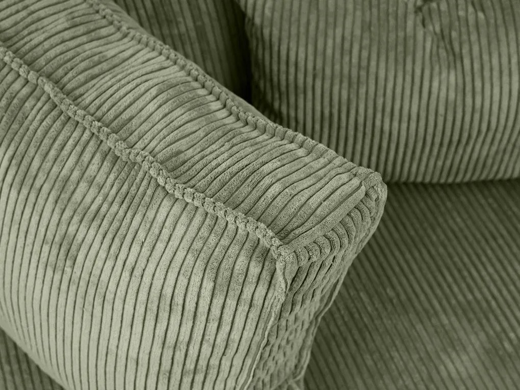 Mentolová rohová pohovka SMART COSARO, obojstranná + 2 vankúšiky ZDARMA