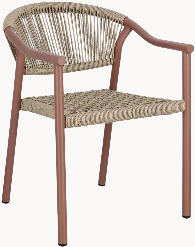 Záhradné jedálenské stoličky's opierkami Canarias, 4 ks