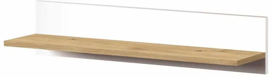 Polička Nero 12 80 –  Šedá Mat