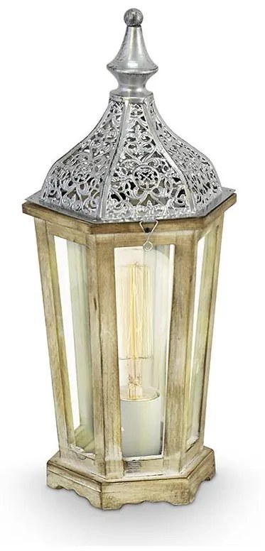 Eglo 49277 - Stolná lampa KINGHORN 1xE27/60W/230V