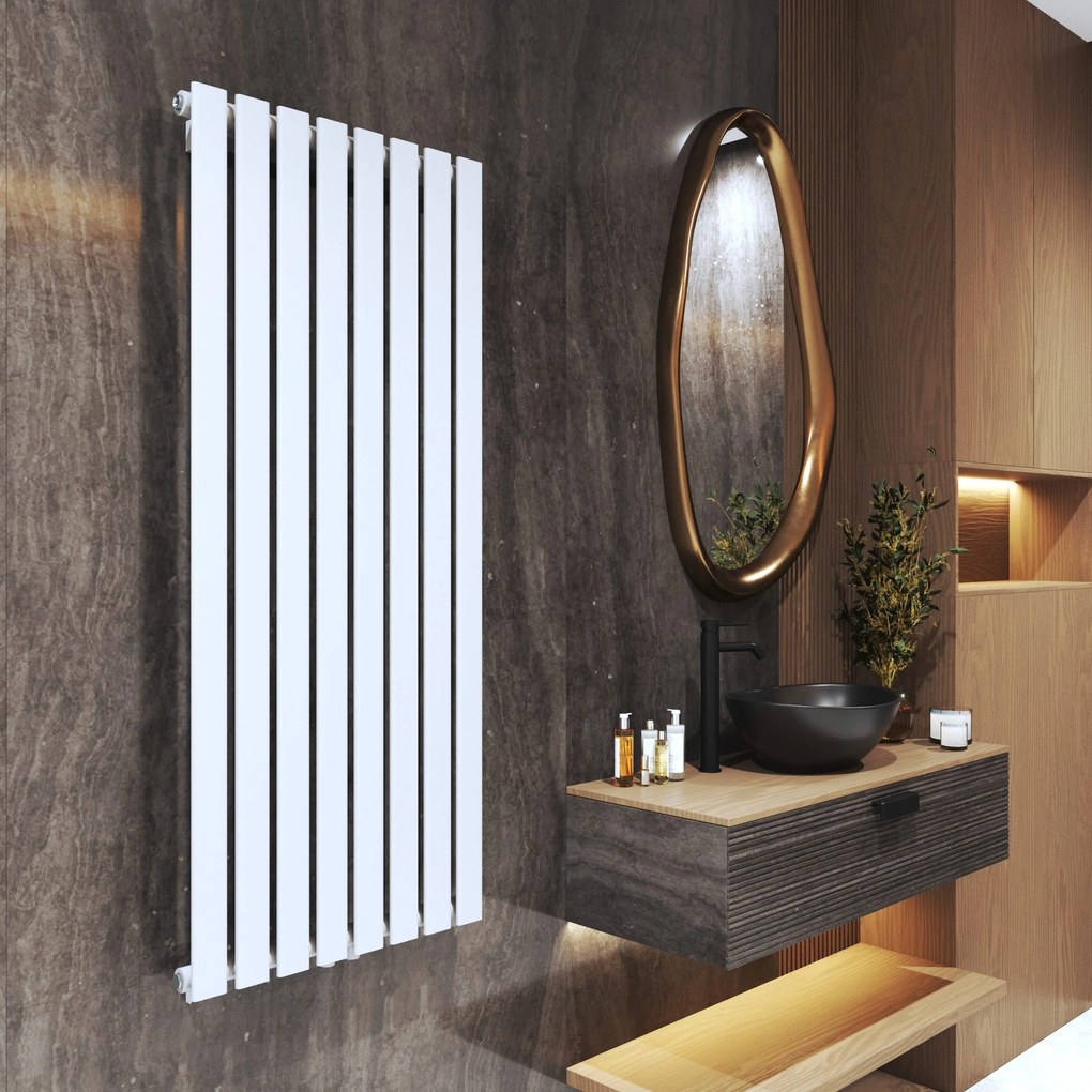 Gamma Vertical, vykurovacie teleso 600x1400 mm, 916 W, biela matná, GMA-VERT-14060-WH