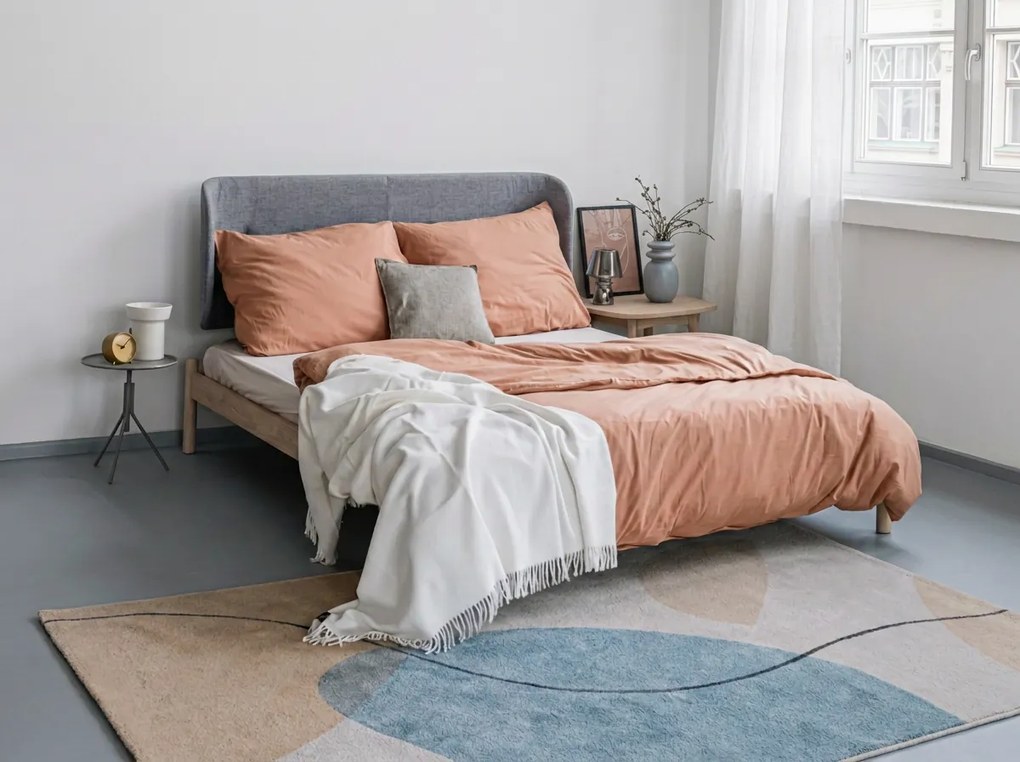 Bavlnené obliečky CALMORA púdrovo ružové Rozmer obliečky: 2 ks 70 x 90 cm | 160 x 220 cm