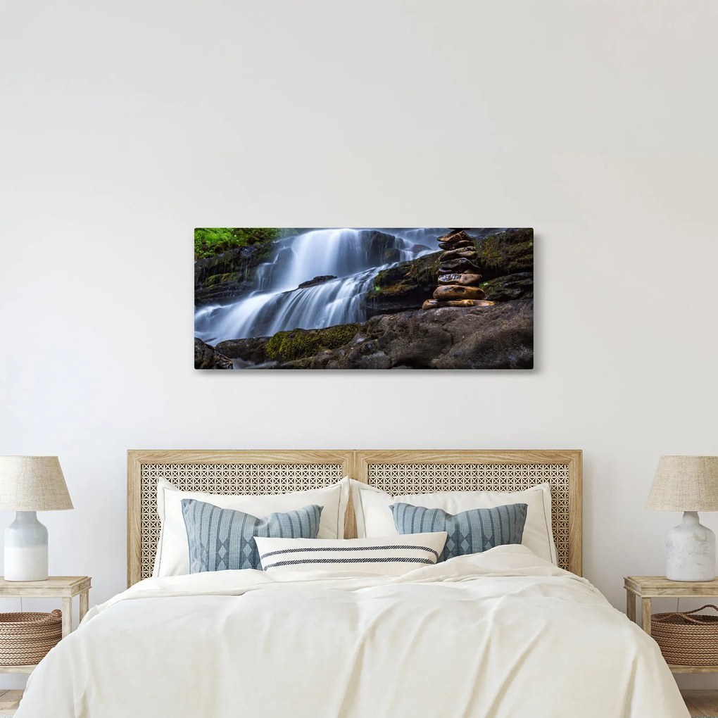 Obraz vodopádu (120x50 cm)