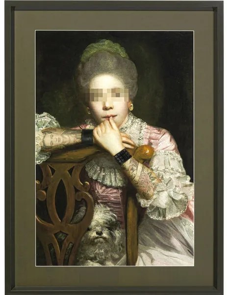 Incognito Countess Sitting obraz viacfarebný