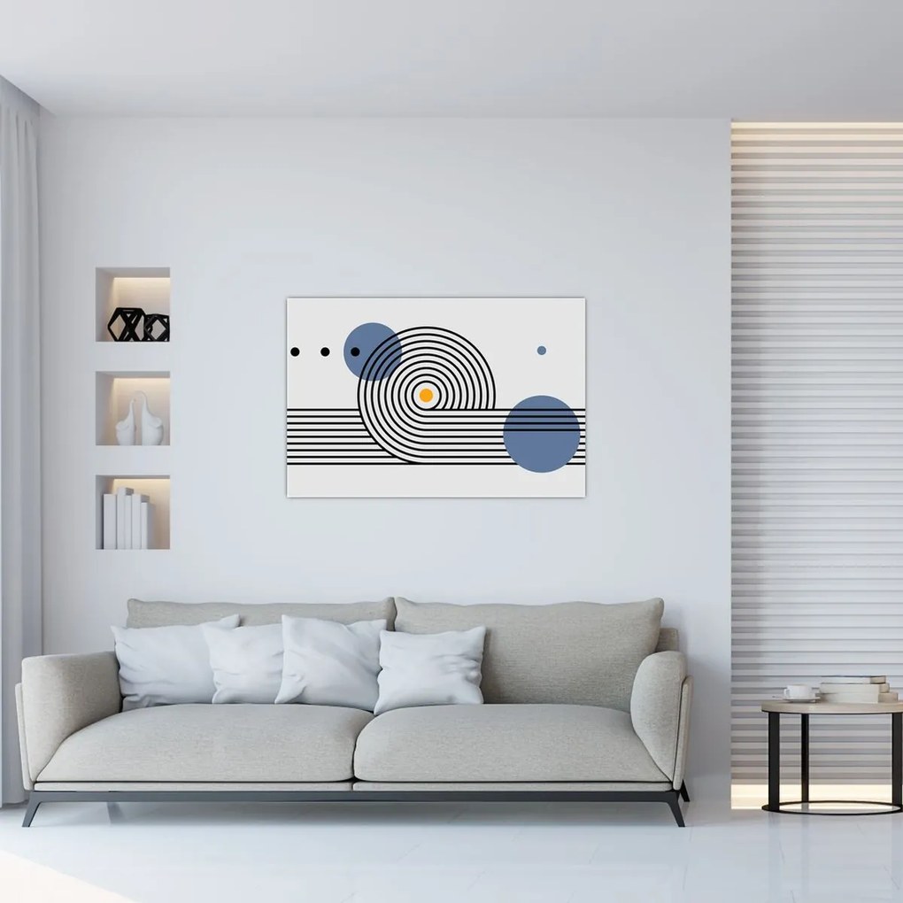 Obraz - Minimalistická abstrakcia N⁰1 (90x60 cm)