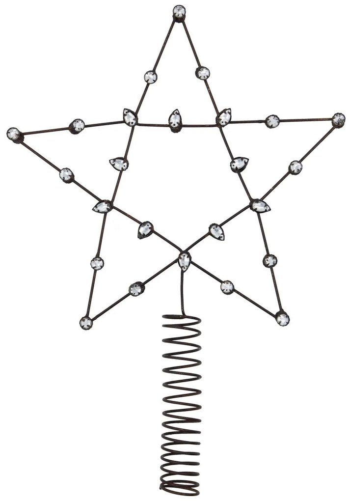 House Doctor Vianočná ozdoba / špica na stromček Connect Antique Copper