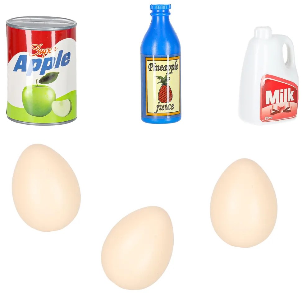 KIK Detský supermarket – hra na obchod s pokladňou, čítačkou a nákupným vozíkom