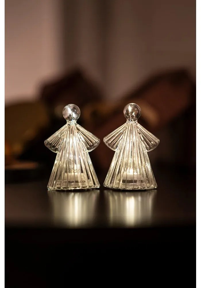 Svetelné dekorácie v súprave 2 ks ø 6,5 cm Alberte – Sirius