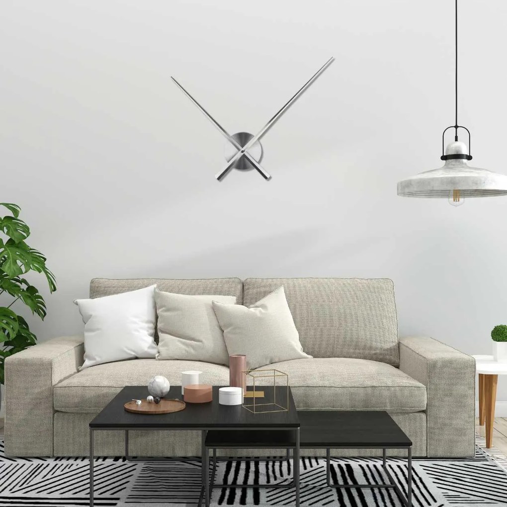 SENTOP | Moderné dizajnové nástenné hodiny | SENTOP CLOCK-HANDS-LARGE-METAL analógové