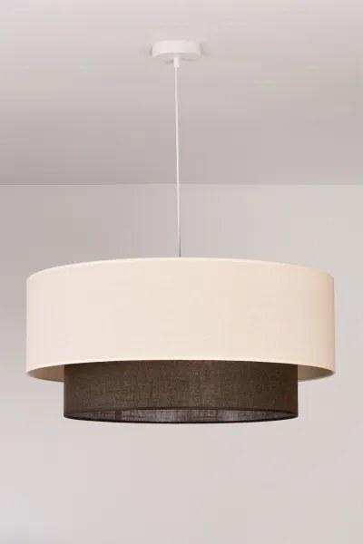 BRILAGI - LED luster na lane BOHO STYLE 3xE27/15W/230V pr. 60 cm krémová/hnedá