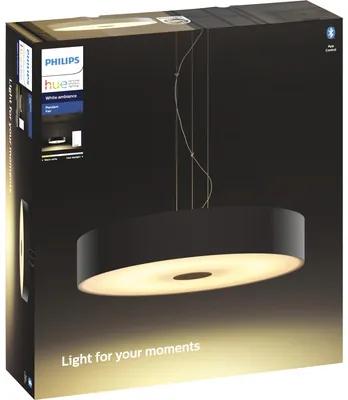 LED luster Philips HUE 40339/30/P6 Fair 25W 3000lm 2200-6500K čierny s diaľkovým ovládaním