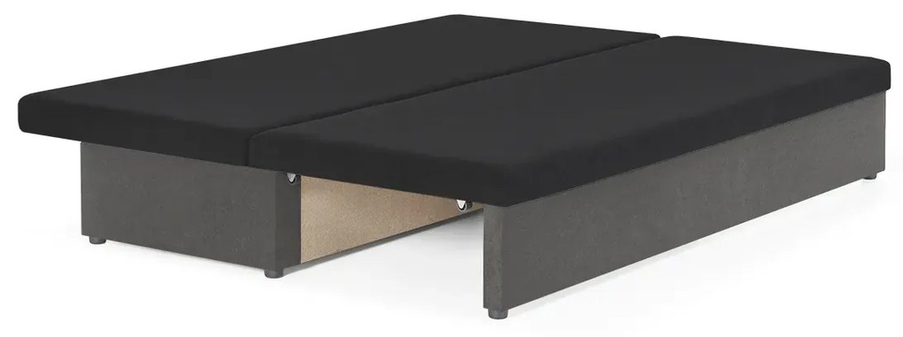 Rozkládací pohovka ROLO Černá/Šedá