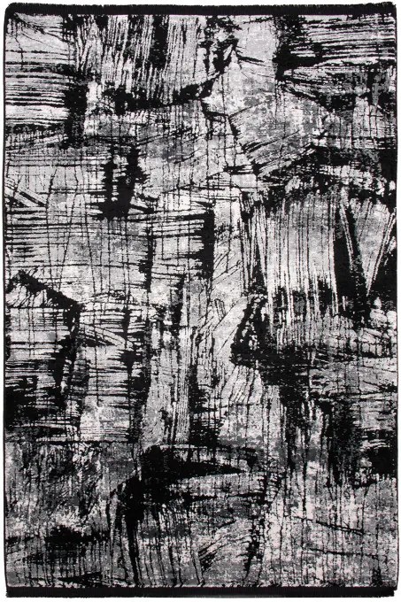 Koberec ASPEN M269H čierny / tmavosivý