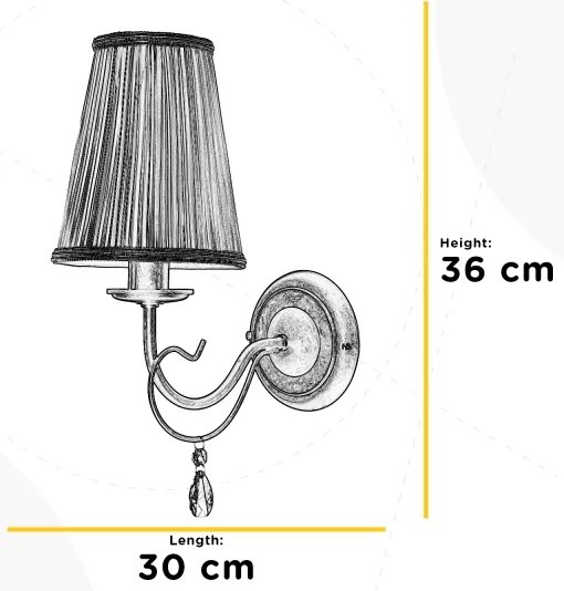 ONLI - Nástenné svietidlo DELIA 1xE14/6W/230V