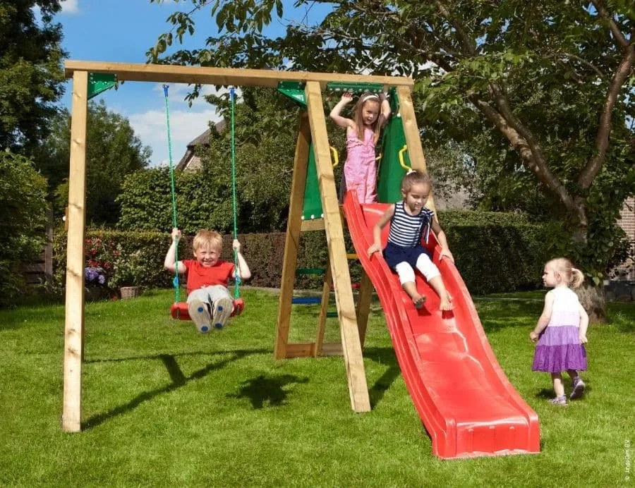 Záhradná hojdačka Peak so šmýkalkou