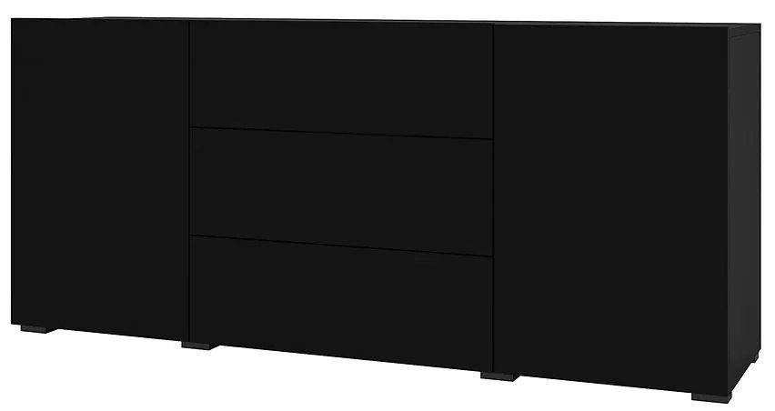 Komoda 2d3s Ava 26 čierna onyx/wotan