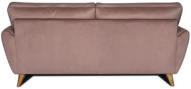 Pohovka ISLA 3P, staroružová (velvet - PINK)