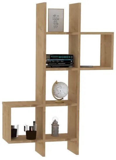 Nástenná polica KENO 125x79 cm hnedá