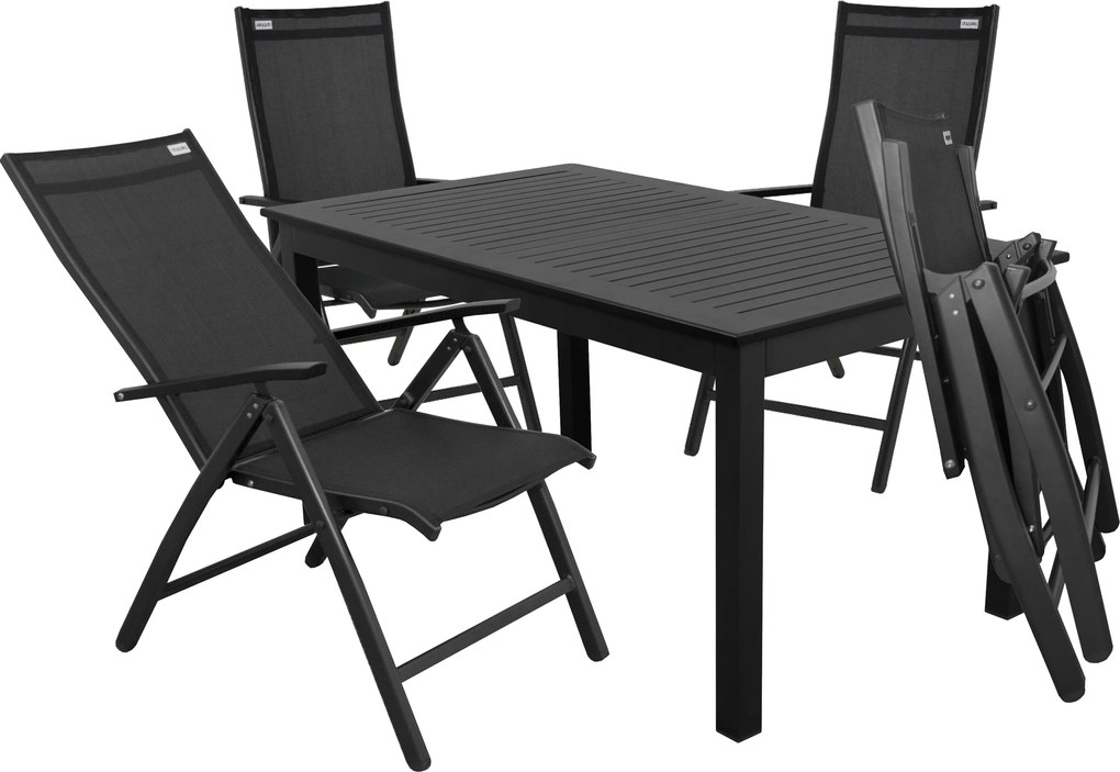 Doppler EXPERT ANTRACIT, polohovacie kreslá, 4+1