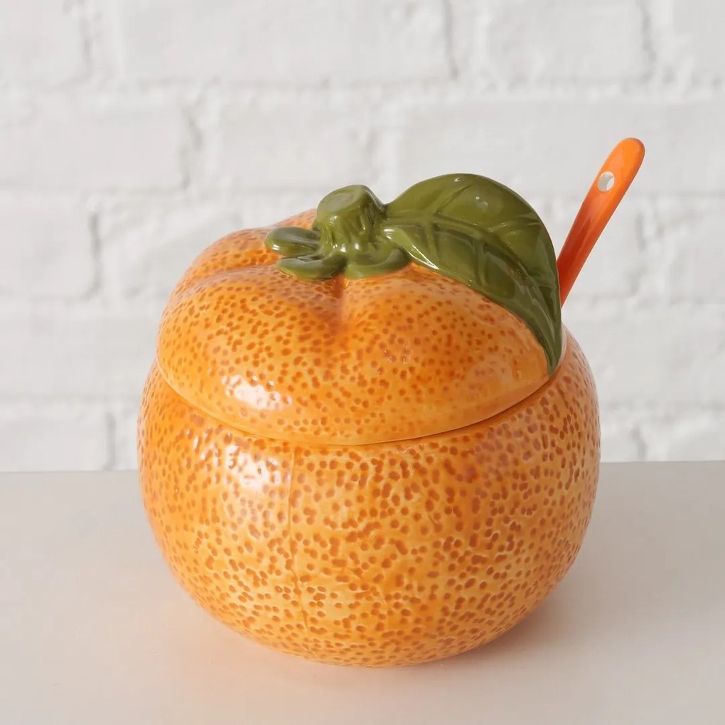 BOLTZE Keramická cukornička Orange, 480 ml
