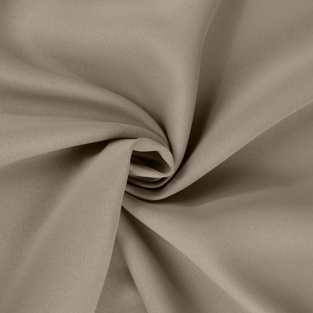 Zatemňovací záves BELLA 135 x 250 cm - tmavo béžový