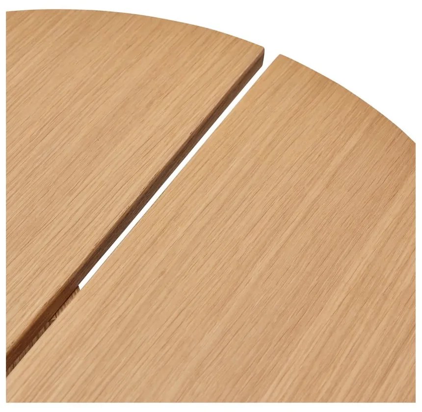 Okrúhly odkladací stolík v dekore duba ø 55 cm Dash – Hübsch