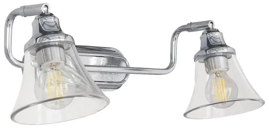 Rabalux 3208 - Kúpeľňové bodové svietidlo ANTOINE 2xE14/40W/230V IP44