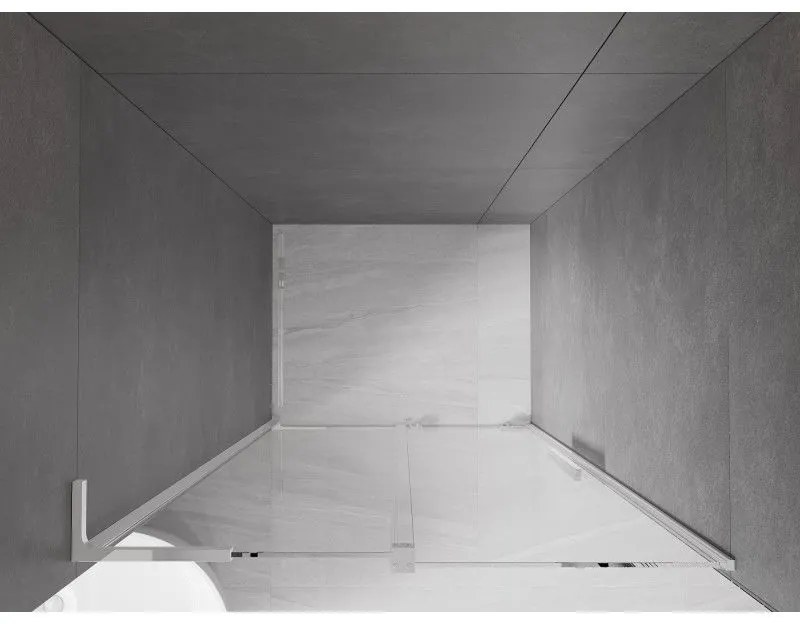 Mexen Velar L, posuvné sprchové dvere do otvoru 100 cm, 8mm číre sklo, chrómová, 871-100-003-01-01