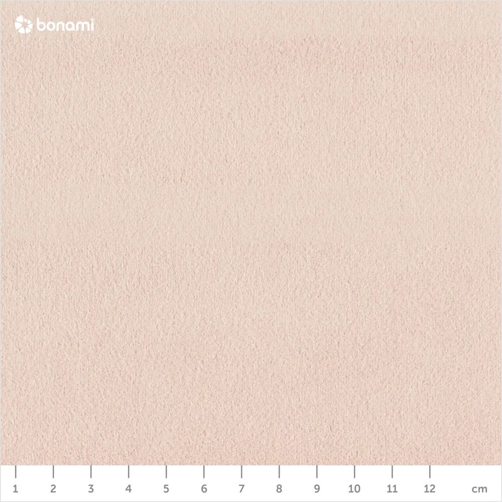 Béžová zamatová dvojlôžková posteľ Mazzini Beds Juniper, 160 x 200 cm