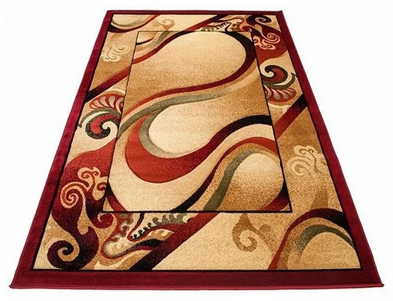Kusový koberec Vlnenie krémový, Velikosti 60x100cm