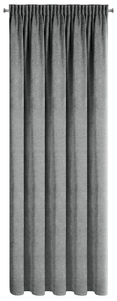 ZATEMŇOVACÍ ZÁVES NA PÁSKE NESKA 140X270 CM SIVÁ