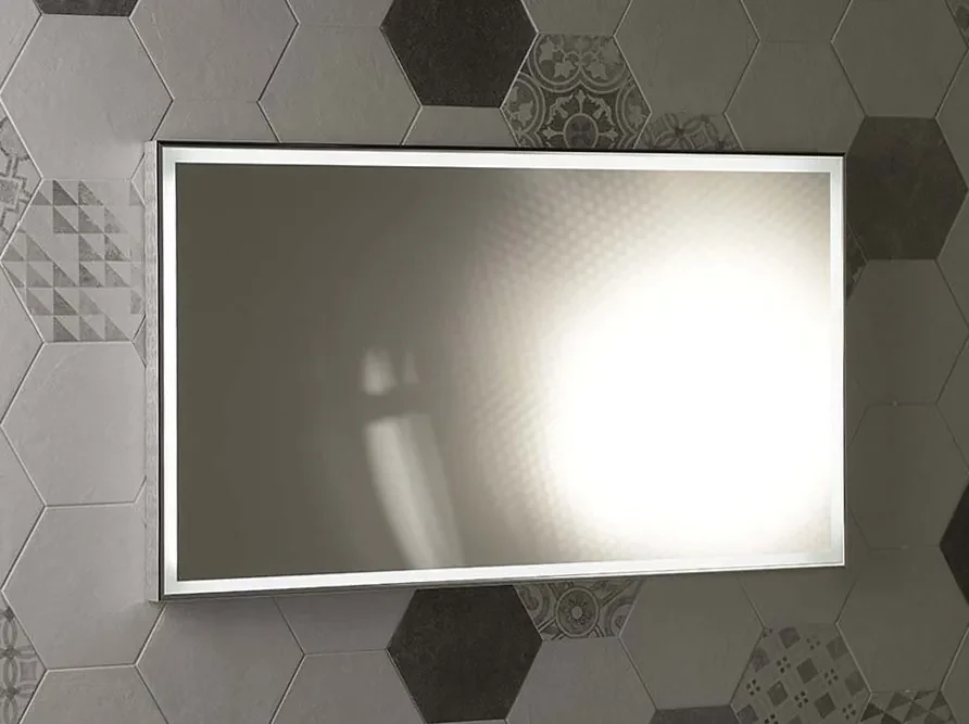 Sapho Sapho, LUMINAR LED podsvietené zrkadlo v ráme 600x800mm, chróm, NL557