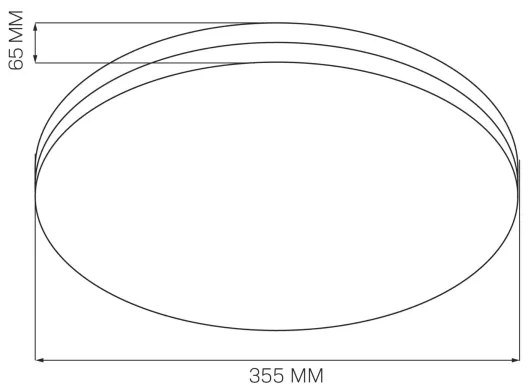 LED Kúpeľňové stropné svietidlo MOON LED/18W/230V čierna IP44