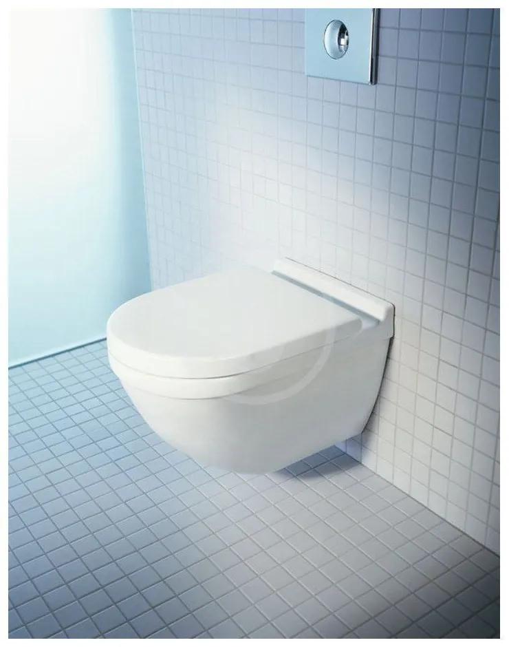 DURAVIT Starck 3 závesné WC, Rimless, s WonderGliss, biela, 25270900001