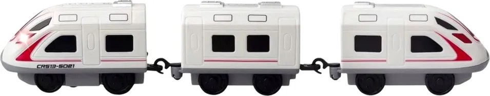 LEAN Toys Elektrický interaktívny vláčik s vagónmi, tunel, sopka, dinosaury, 95 cm