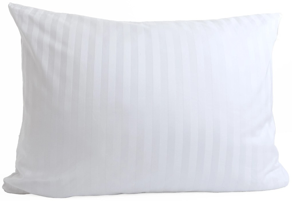 Hotelová obliečka na vankúš 70 x 90 cm - prúžok 20 mm
