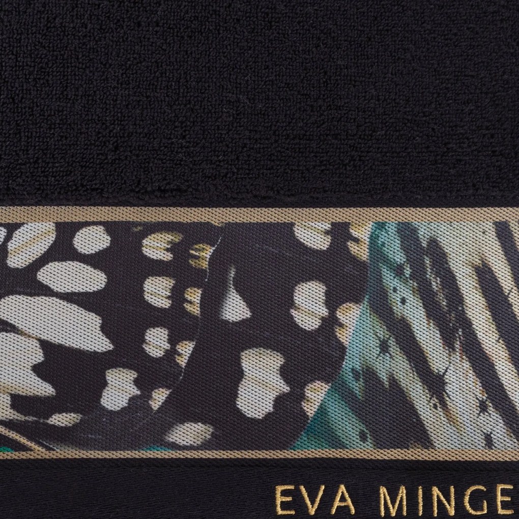 FROTÉ UTERÁK EVA MINGE15 70X140 CM ČIERNA