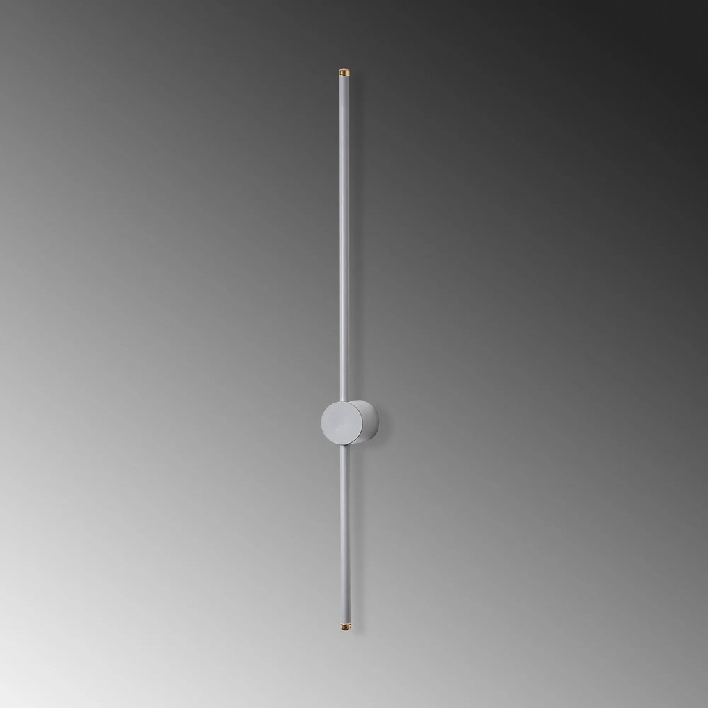 Nástenné LED svietidlo Sword II sivé