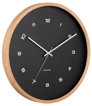 Karlsson 5938BK dizajnové nástenné hodiny 41 cm